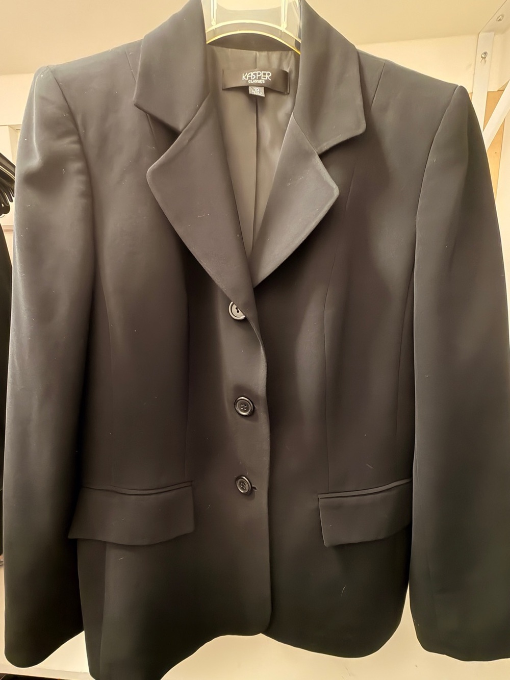 Kasper Women's Black Single-Breasted Blazer